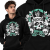 BLUZA Z KAPTUREM  ANIMOWANA   INDIAN SKULL